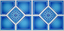 10 FEET Do-It-Yourself Classic 6in Meadow Blue Pattern Borderlines Kit