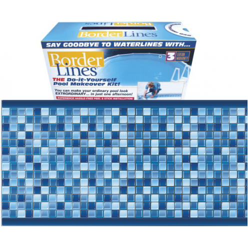 80 FEET Do-It-Yourself Designer 9in Crystal Blue Pattern Main image